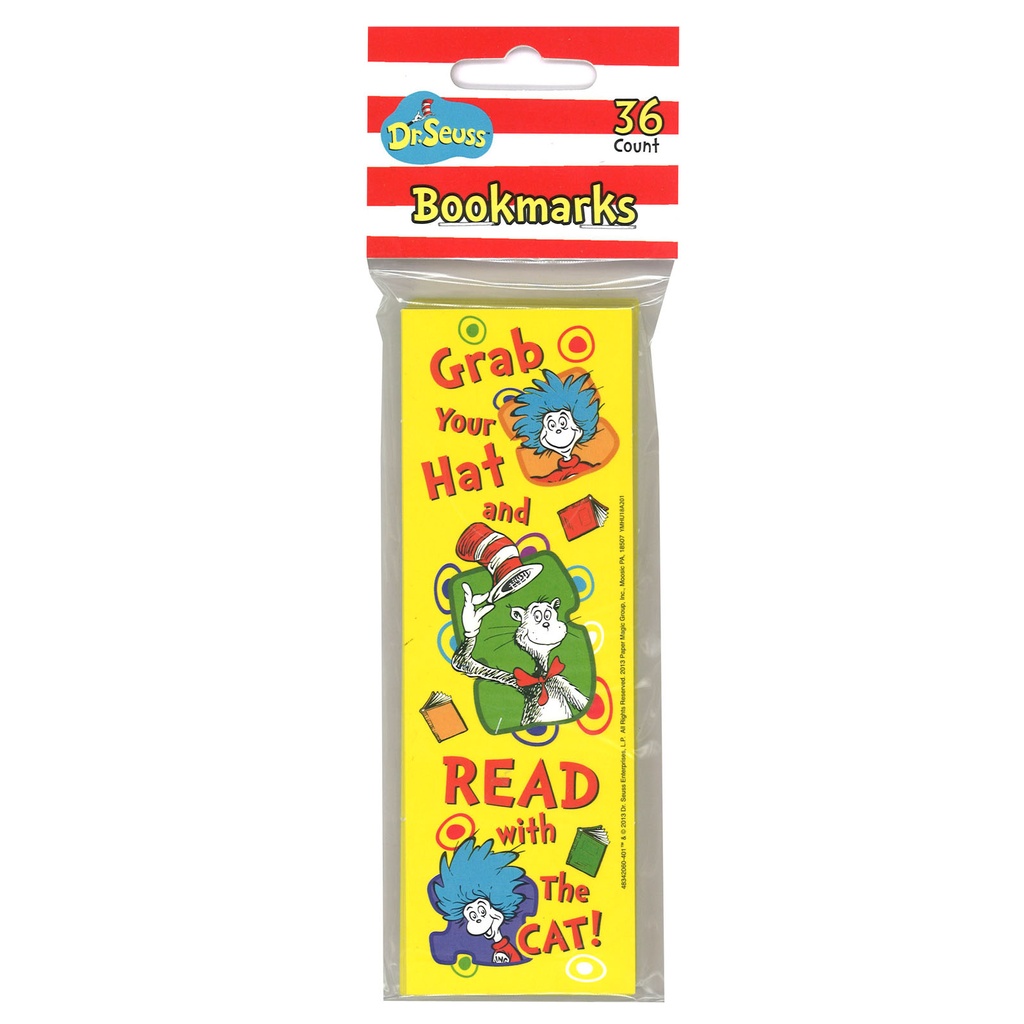 Dr. Seuss™ Grab Your Hat Bookmarks Pack of 36