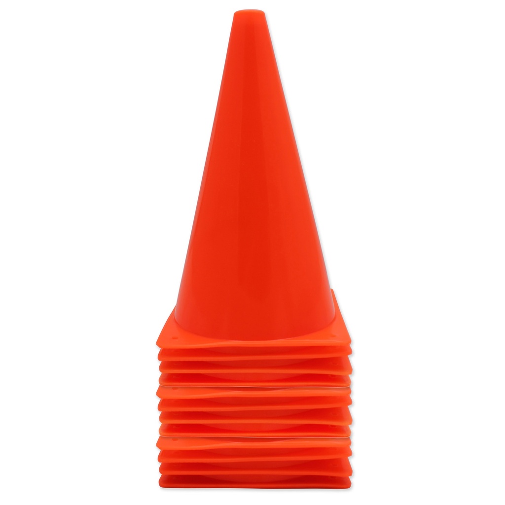 Orange 9" Safety Cones Pack of 12