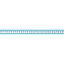 Student Number Lines Desk Tape Pack of 30