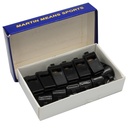 Black Plastic Whistles Set of 12