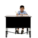 Black Tubes Chair Band for Extra-Wide School Desks