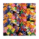 Upper Case Letters Shaped Beads 288 Pieces