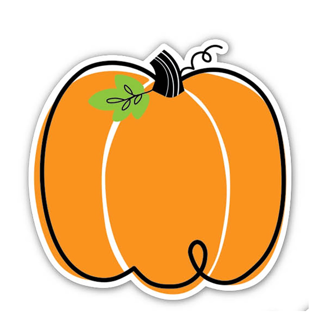 Doodle Pumpkin 6" Designer Cut-Outs