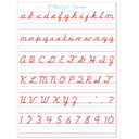 D'Nealian Cursive 13" x 9 1/2" Smart Poly® PosterMat Pals Pack of 10