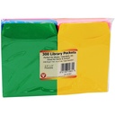 Assorted Bright Library Pocket Pack of 300