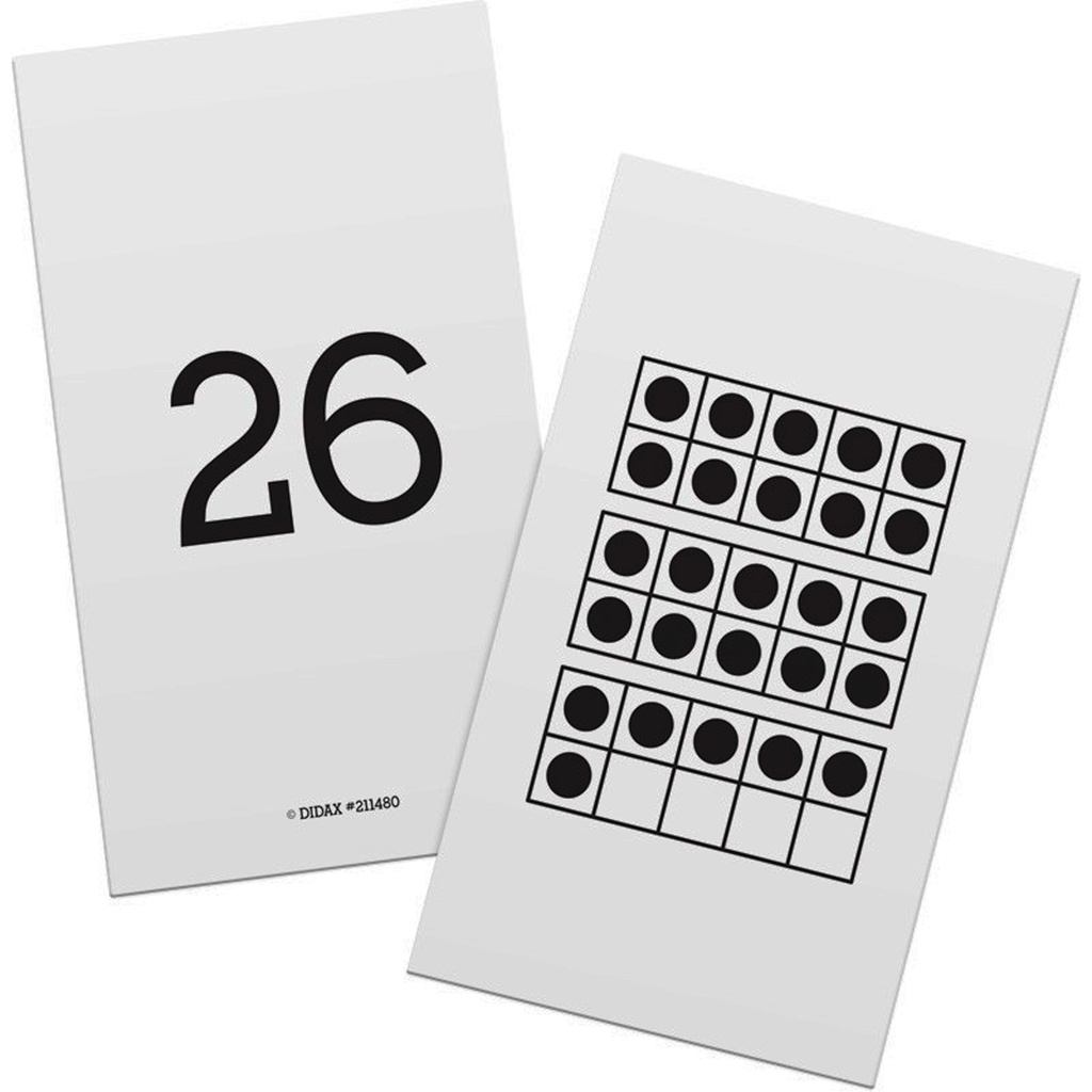 1-50 Ten-Frame Cards