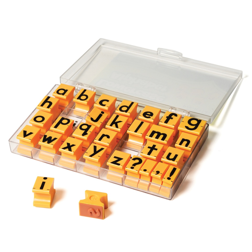 Lowercase Alphabet Rubber Stamps Set of 30