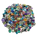 Assorted Acrylic Gemstones 1 lb.