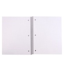 Black 4 x 4 Graph Ruled 1-Subject Notebook