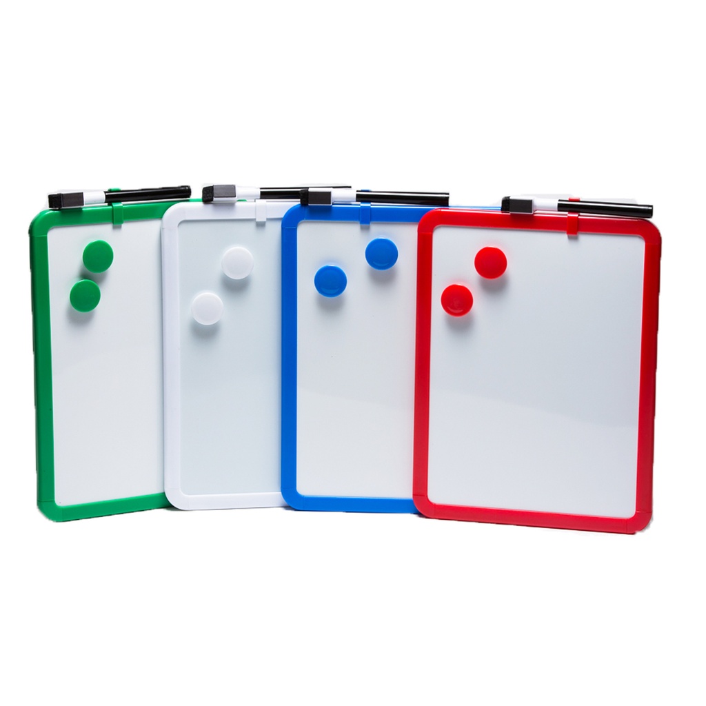 8.5" x 11" Assorted Magnetic Dry Erase Boards Pack of 4