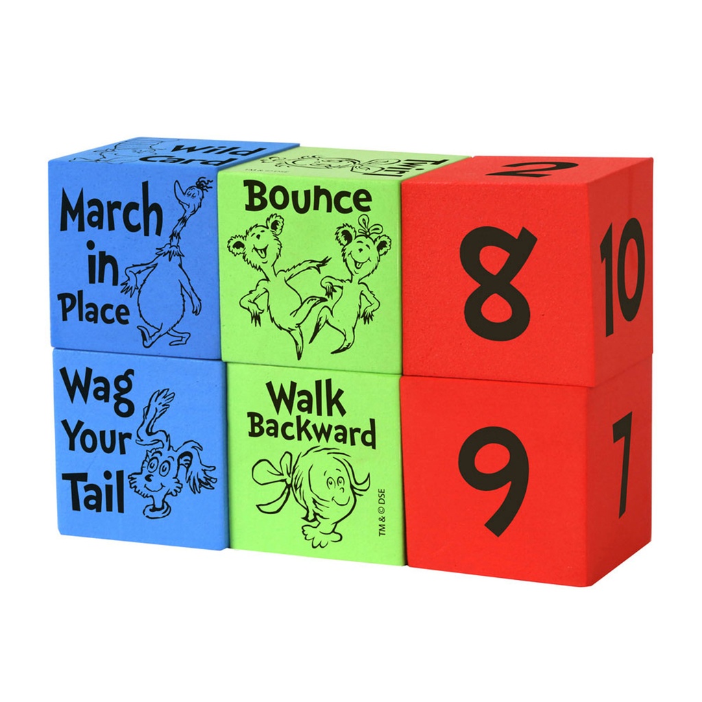 Dr. Seuss™ Roll & Move Foam Activity Blocks