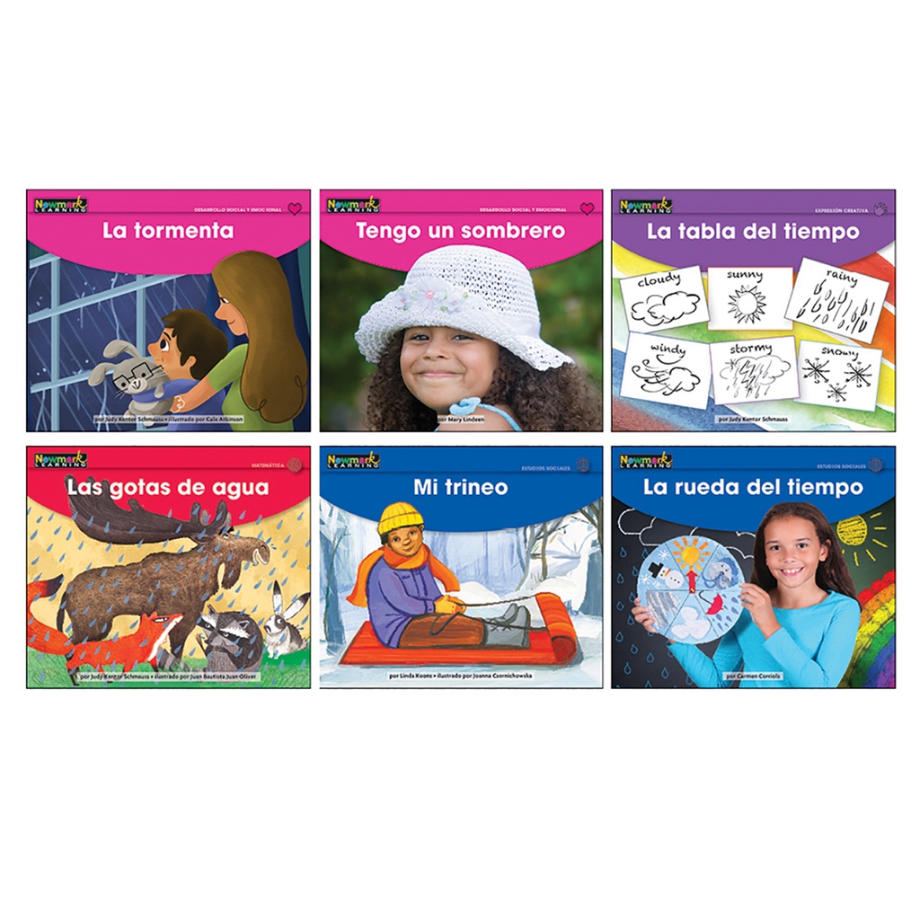 Spanish Early Rising Readers Weather Theme Set