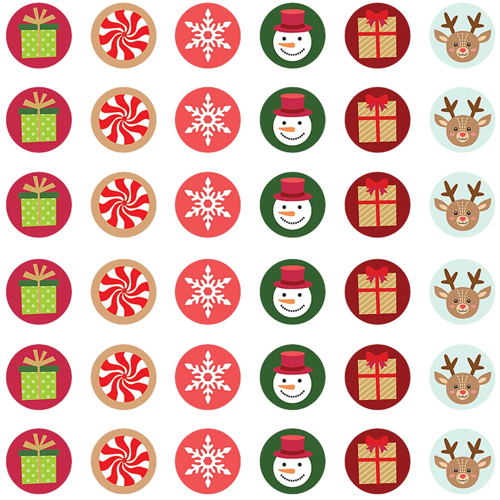 Winter Holiday Mini Stickers