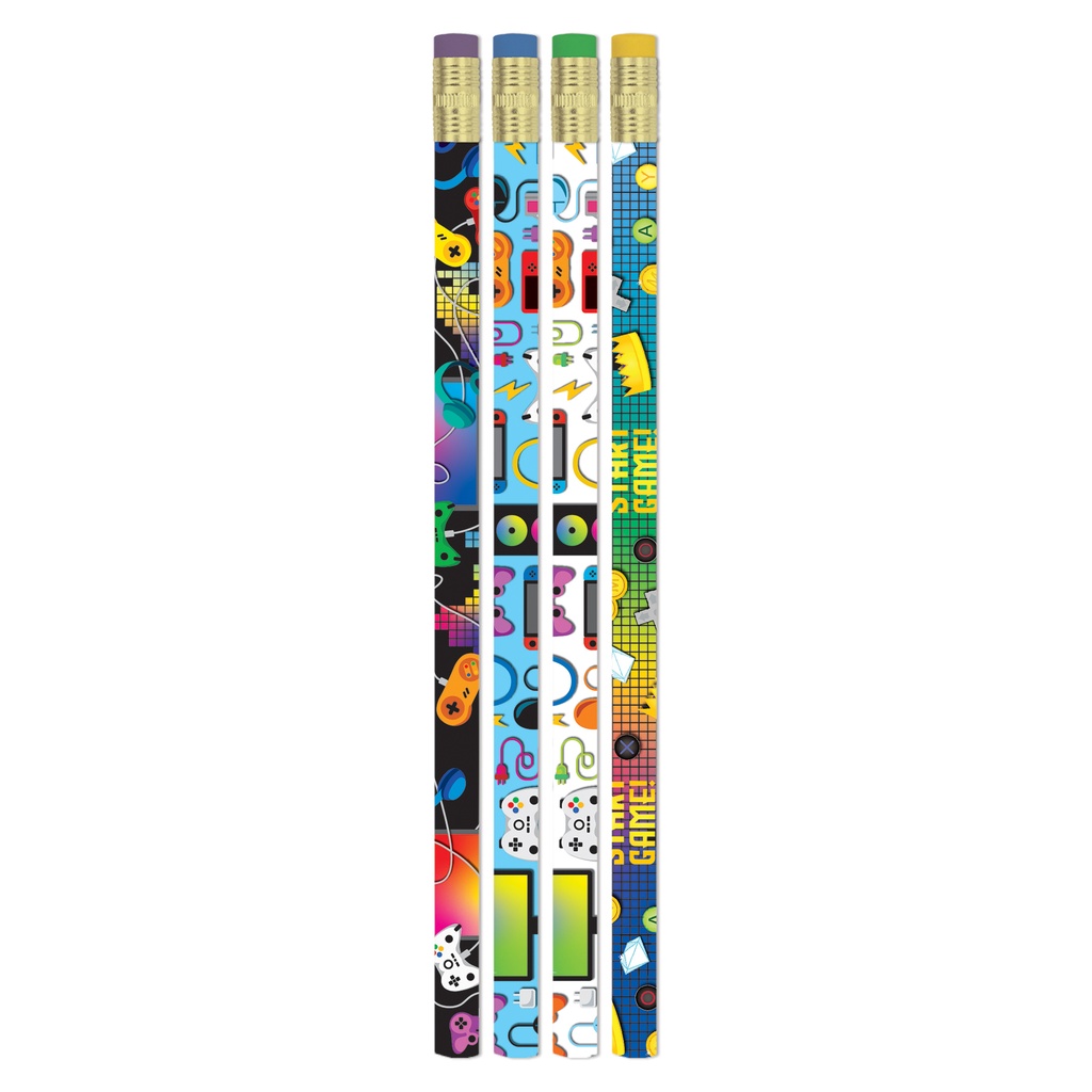 Game On Pencils Pack of 12