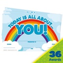 Today Is All About You Recognition Award Pack of 36