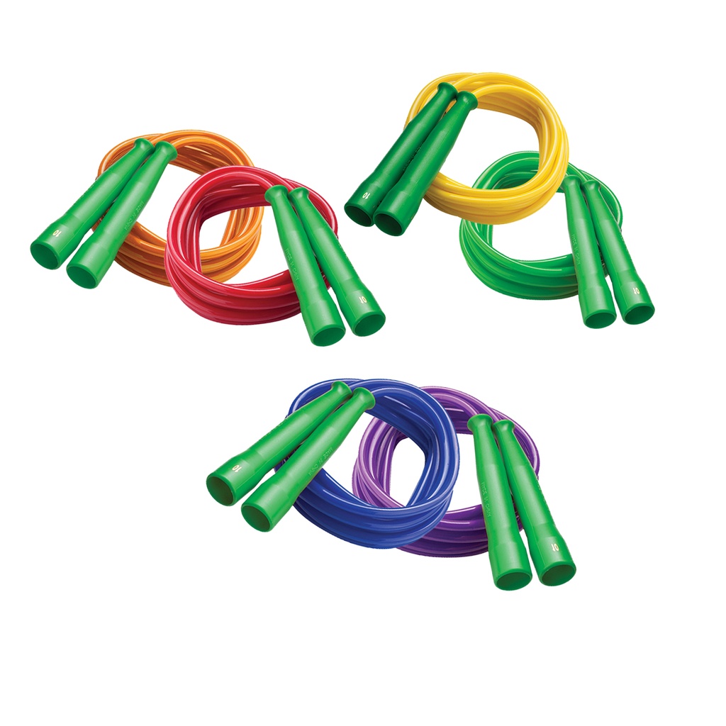 10' with Green Handles Licorice Speed Jump Ropes Pack of 6