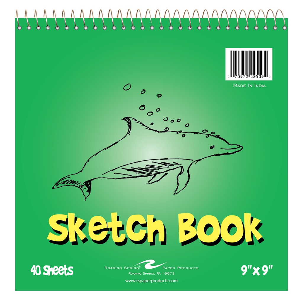 9" x 9" Kid's Sketch Books Pack of 6