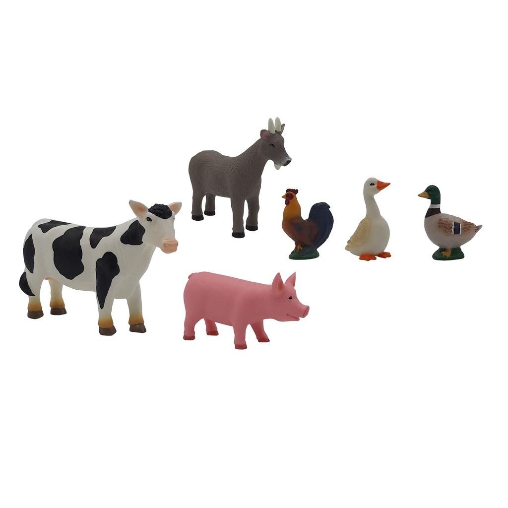 Farm Animal Playset 8 Pieces