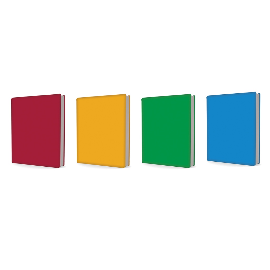 Assorted Solids Standard Book Covers Pack of 24