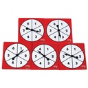 1-6 Number Spinners Set of 5