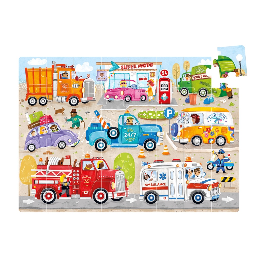 Cars Moto Jumbo Puzzle