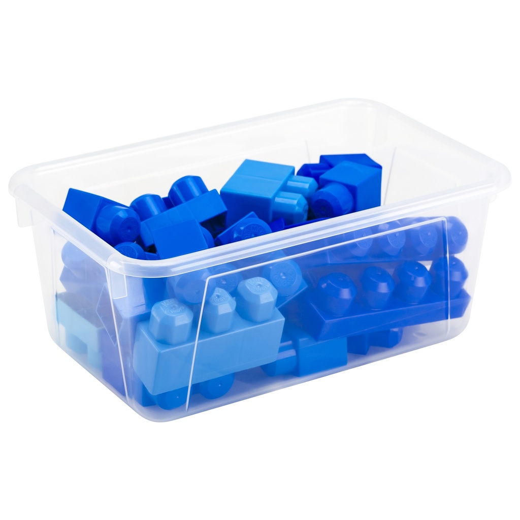 Translucent Small Cubby Bins 5-Pack