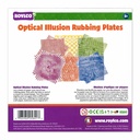 Optical Illusion Rubbing Plates Pack of 6