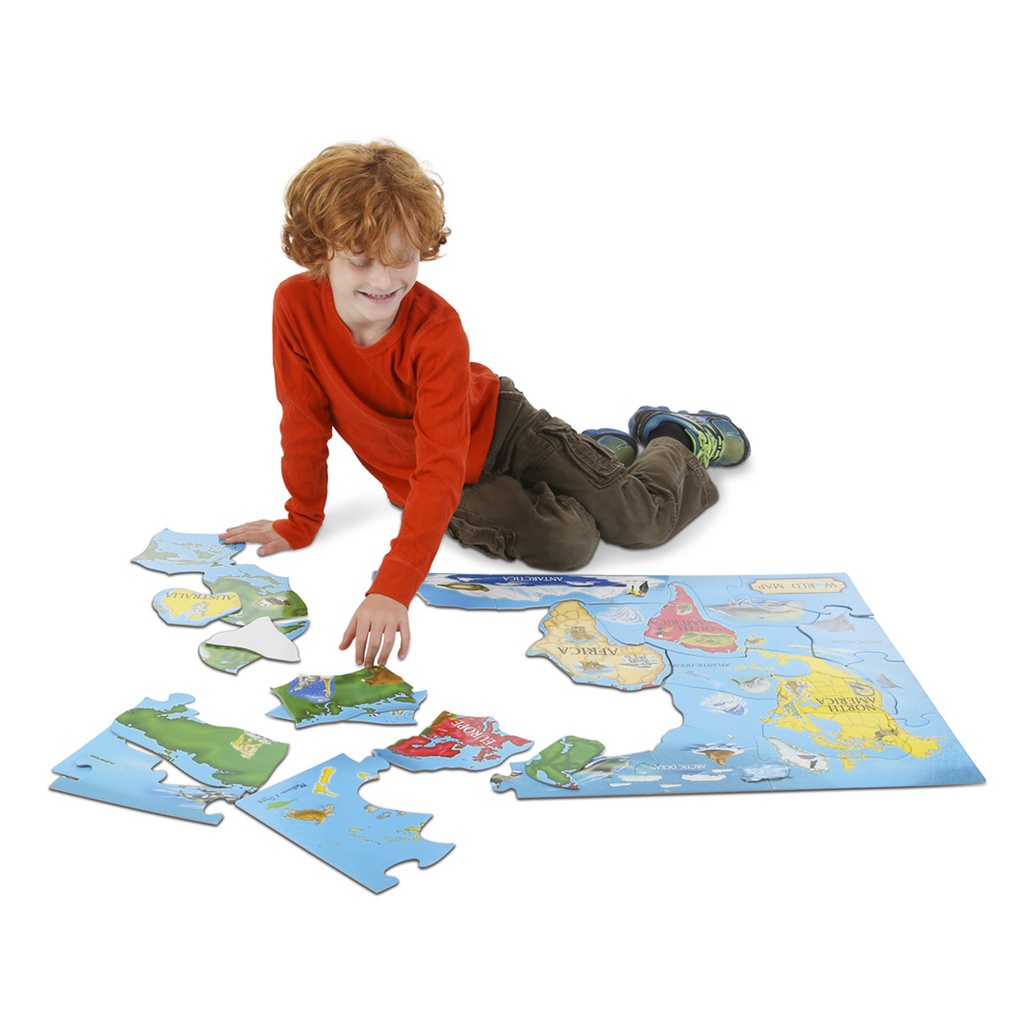 World Map Floor Puzzle