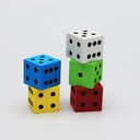 Assorted 16mm Foam Spot Dice Bag of 200