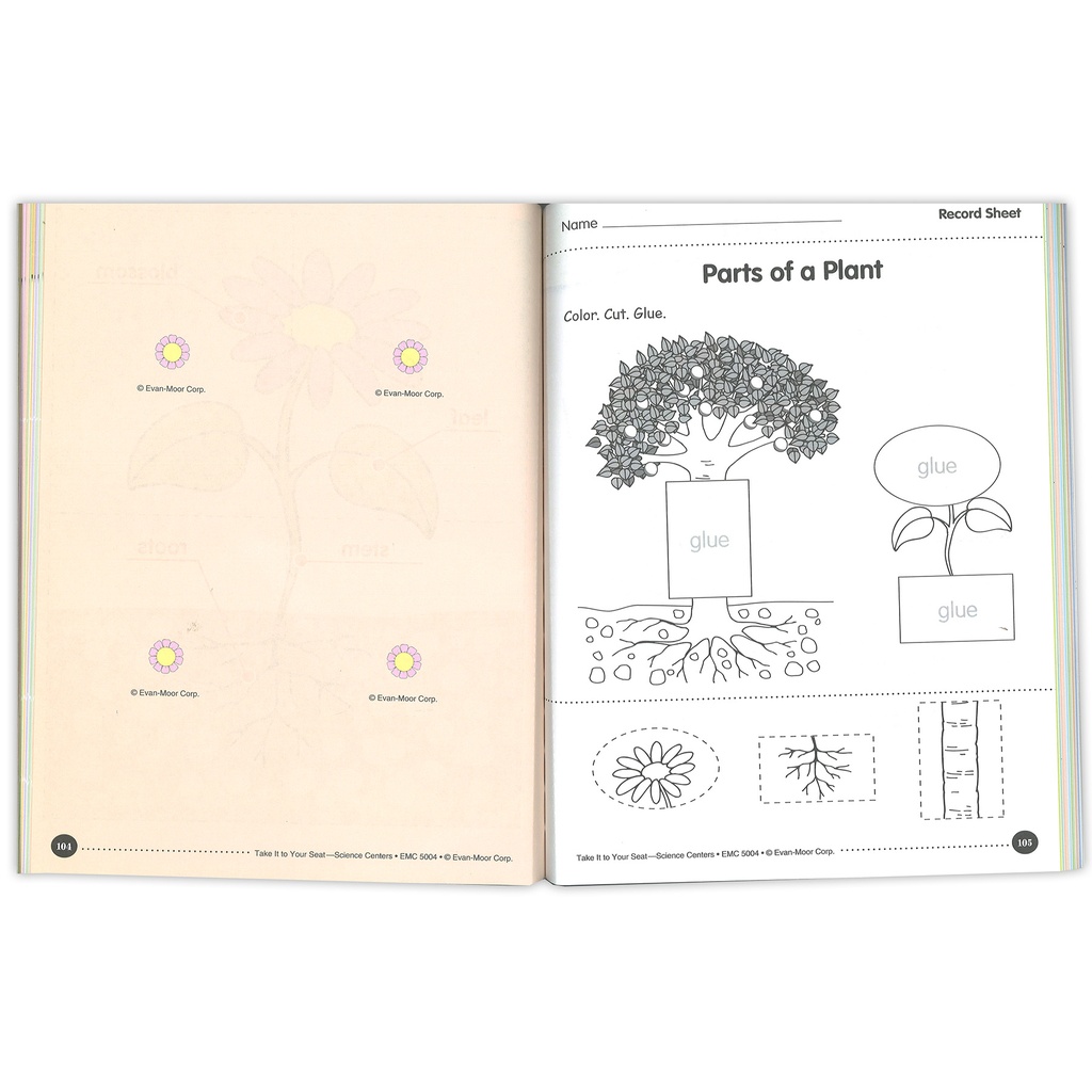 Take It to Your Seat Science Centers Book Grades PreK-K