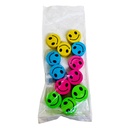 Happy Face Pencil Topper Erasers 144ct