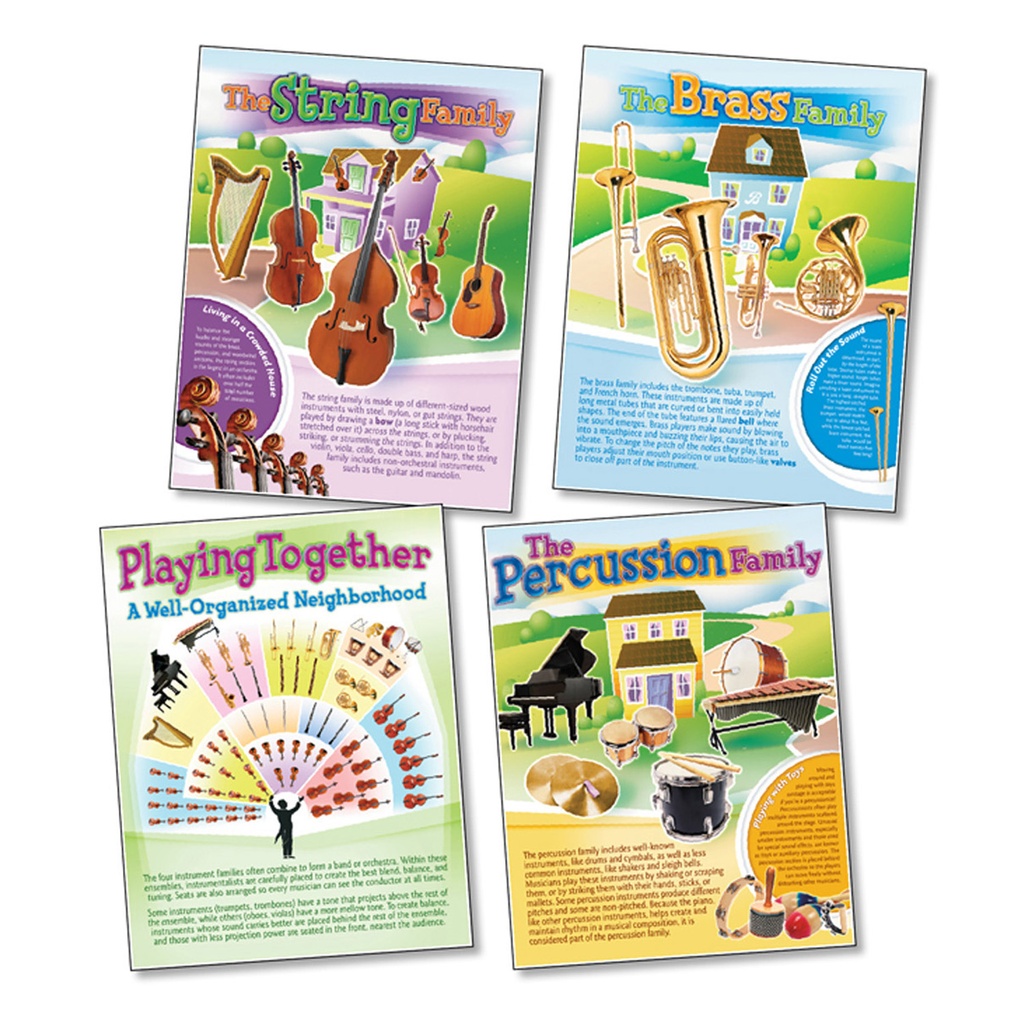 Musical Instruments Bulletin Board Set