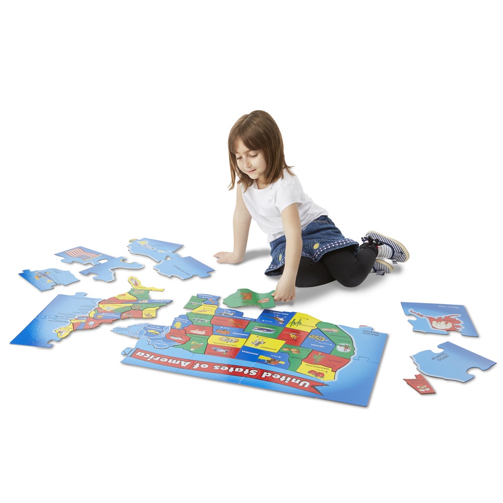 U.S.A. Map Floor Puzzle