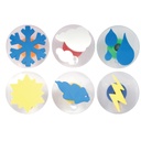 Weather Patterns Giant Stampers Set of 6