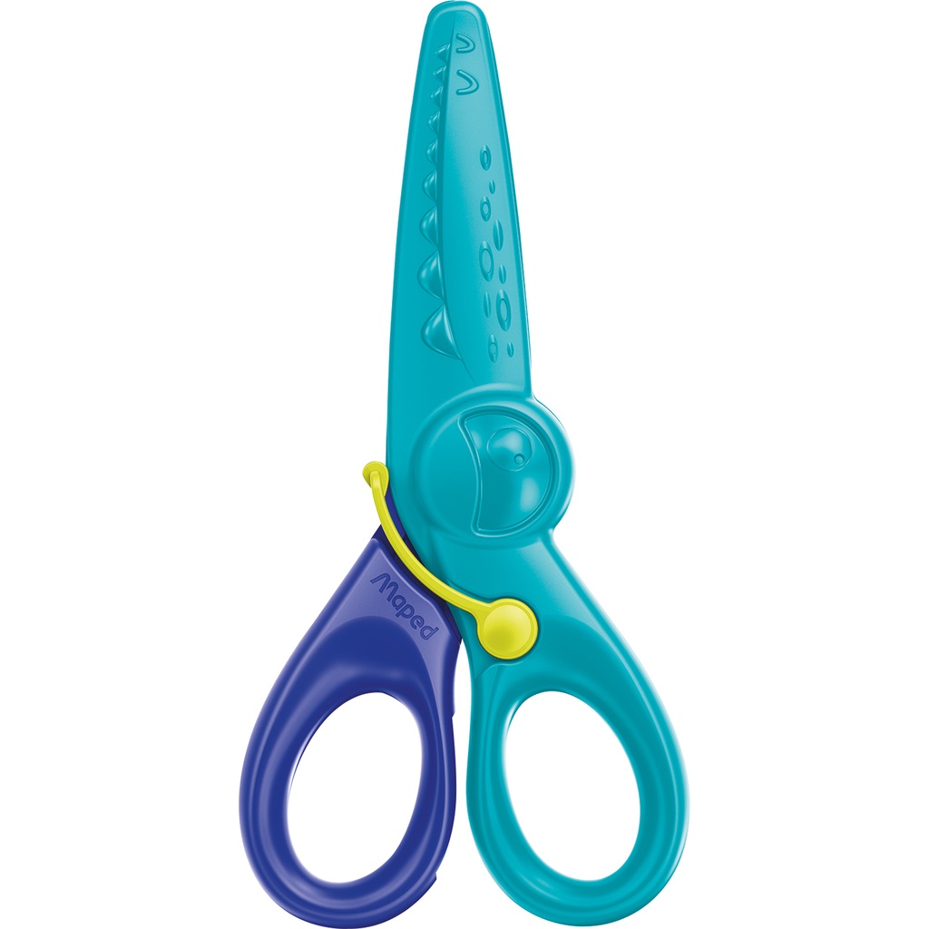 KidiCut 4.75" Spring-Assisted Plastic Safety Scissors Pack of 20