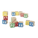 Wooden ABC/123 Block Set 50 Pieces