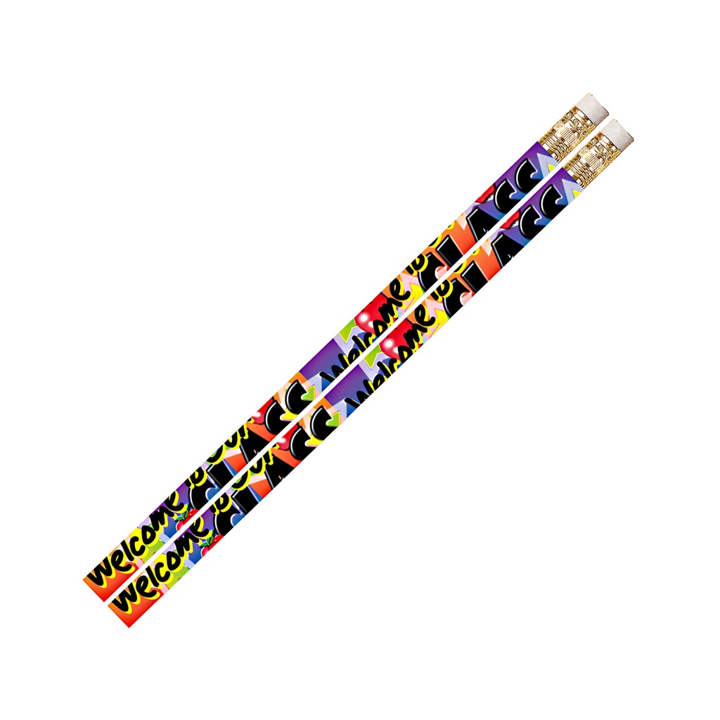 Welcome To Our Class Motivational Pencils 12/pkg