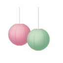 Pastel Pop 8" Hanging Paper Lanterns 18ct