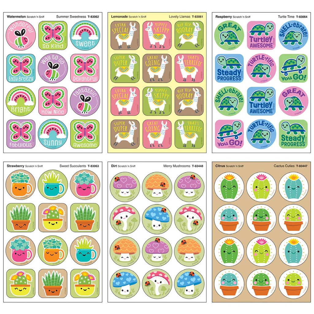 Natural Pals Scratch 'n Sniff Stinky Stickers® Variety Pack of 288