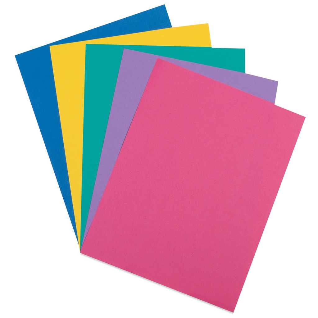 Pastel & Bright 8 1/2" x 11" Card Stock Assortment  250 Sheets