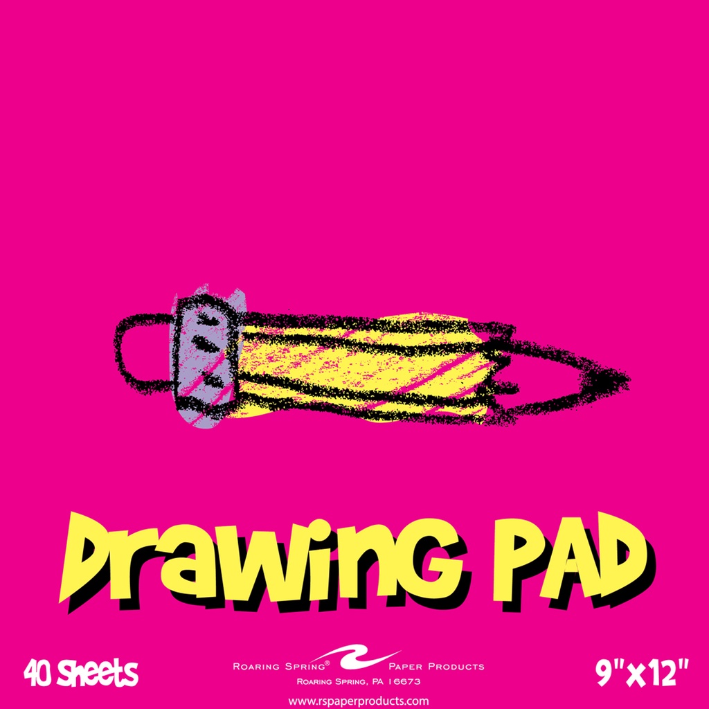 9" x 12" Kid's Drawing Pads Pack of 6