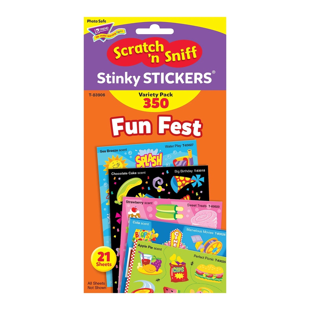 Fun Fest Stinky Stickers® Variety Pack