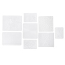 Animal Skins Rubbing Plates Pack of 6