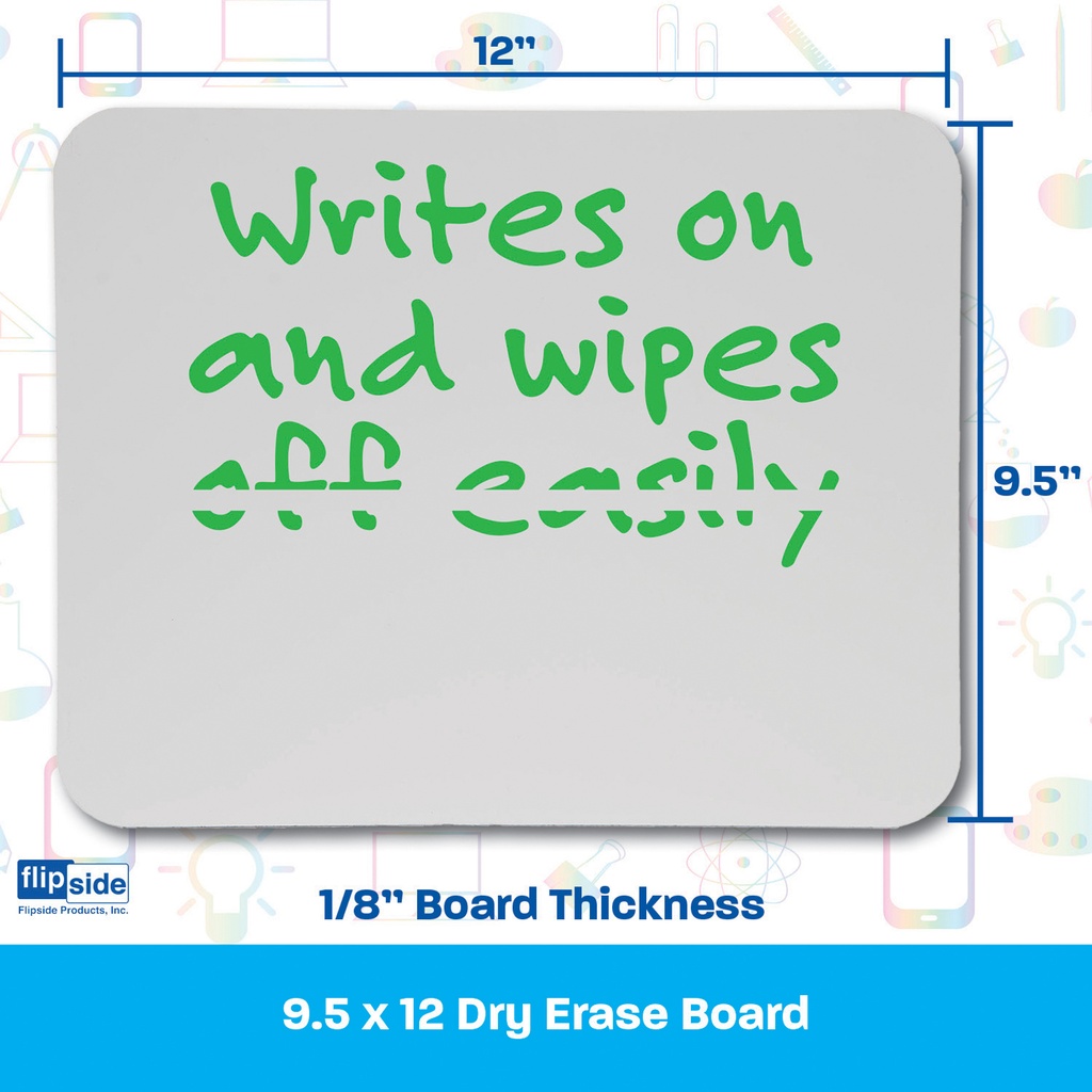 9.5" x 12" Dry Erase Board