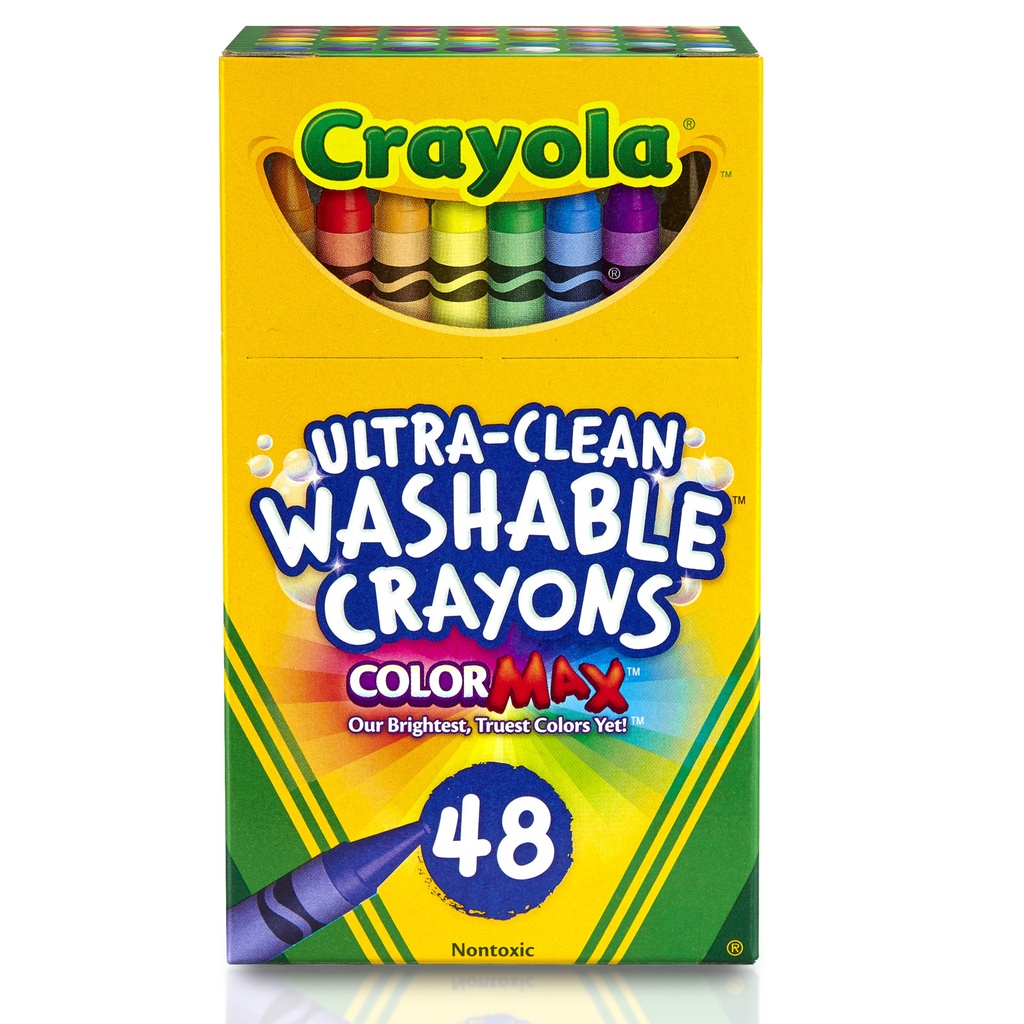 Regular Ultra-Clean Washable Crayons Pack of 48