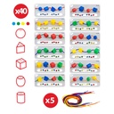 Activity Shapes Giant Beads and Laces Set