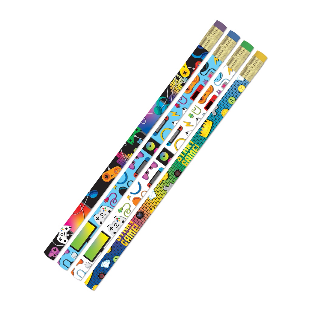 Game On Pencils Pack of 12