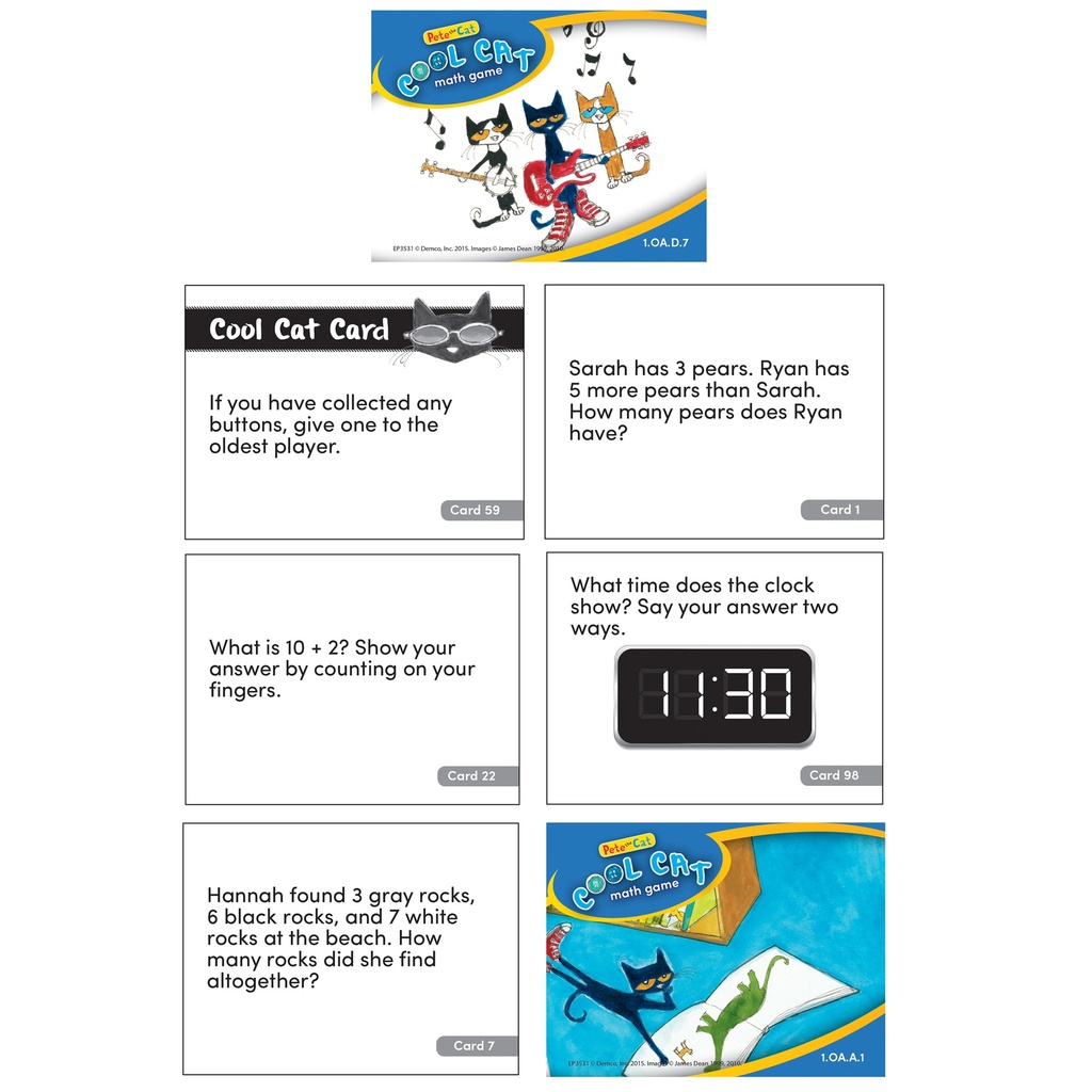 Pete the Cat® Cool Cat Math Game 1