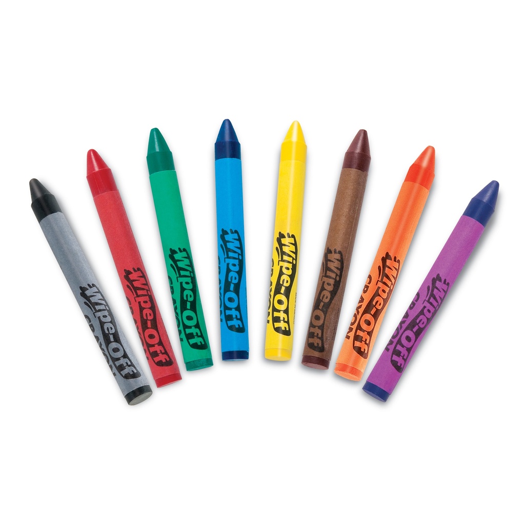 Assorted Jumbo Wipe-Off® Crayons 8-Pack 