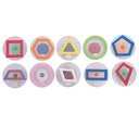 Geometric Outline Shapes Giant Stampers Set of 10